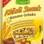 Muesli chocolate platano