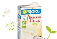 Nueva bebida 100% vegetal de coco de Bjorg BJORG boisson coco