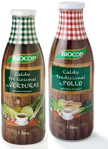 caldo verduras y pollo