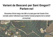 alTERnativa141 organitza un acte informatiu al Centre Cívic de Sant Gregori el 30 de maig a les 20h variant