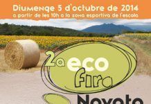 2a Eco Fira Navata, el 5 d’octubre a Navata, Alt Empordà Cartell EcoFira