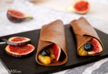 Receta: Crepês deshidratados de plátano y frutas Crepes