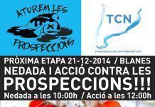 Diferents entitats organitzaran una acció i nedada contra les prospeccions marines a la costa aturem prospeccions 21 12