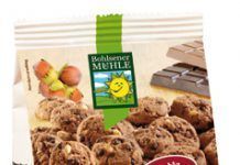 Mini cookie de trigo con chocolate y avellanas, de Bohlsener Mühle minicookie