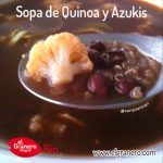 sopa quinoa azukis