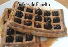 Receta: Gofres de Espelta con Mermelada Casera de Chía y Frutos Rojos gofres espelta