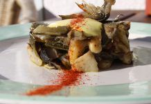 Recepta: Timbal de patates amb verdures d’hivern amb allioli Receta: Timbal de patatas con verduras de invierno con alioli