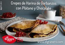 Receta: Crepes de Harina de Garbanzo con Plátano y Chocolate crepesgranero1