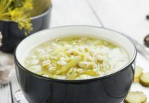 Receta: Sopa de cebada cremosa sopa cebada