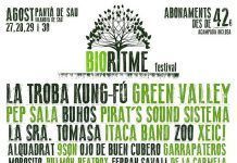BioRitme Festival – Confirmada tota la programació musical de grups i dj’s carel biortime