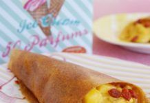 Receta: Cucuruchos tropicales con yogur de bayas de goji cucuruchos