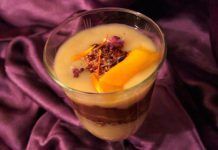 Receta: Copa con crema de arroz, cáñamo y semillas crujientes Receta: Copa con crema delice de arroz, cáñamo y semillas crujientes