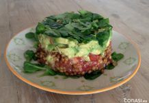 Receta: Tartar vegetariano de lentejas y aguacate tartar-612x436