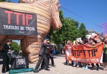 El Parlamento Europeo suspende la votación y el debate a la resolución del TTIP debido a la presión ciudadana ttip amigosdelatierra