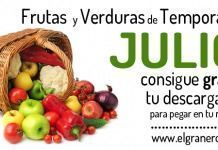 Frutas y verduras de temporada: mes de Julio frutasjulio