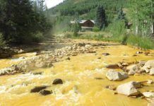 Más de 3 millones y medio de litros de residuos mineros tiñen de amarillo un río en Colorado contaminación-río-amarillo colorado