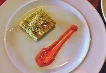 Receta: Mousse de calabacín y cebolla con nori y cúrcuma mousse