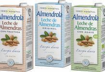Almendrola, la bebida de almendras de siempre almendrola--leche-almendras