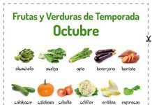 Frutas y verduras de temporada: octubre frutas verduras octubre