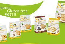 Ecológicas y sin aceite de palma, Sarchio propone doce variedades de galletas en dos líneas: sin gluten y vegana, sin leche ni huevo gallettas