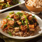 Tofu-con-arroz-y-verduras