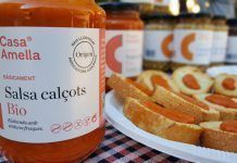 Casa Amella elabora la primera salsa de calçots bio i vegana de Catalunya i l’Estat Espanyol Salsa calçots bio Casa Amella