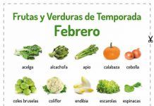 Frutas y verduras de temporada: febrero frutas verduras febrero