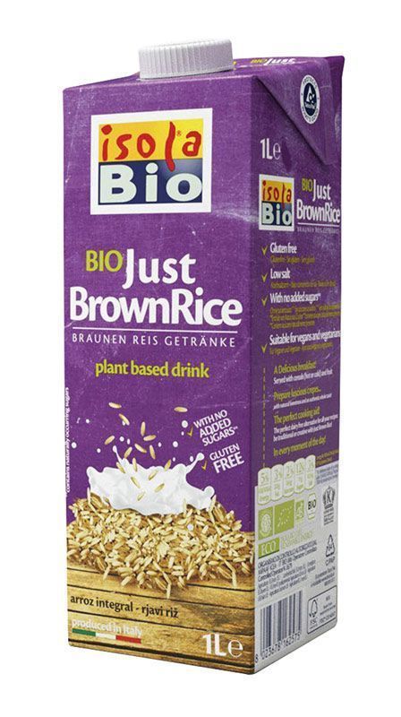 Bebida de arroz integral, de Isola Bio