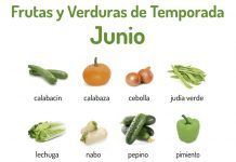 Frutas y verduras de temporada: junio