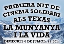 Cine solidario: la montaña y la vida. El 6 de julio en los Cines Texas. cine solidari texas 6 jul