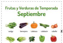 Frutas y verduras de temporada: septiembre frutas verduras de septiembre