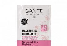 Línea facial piel seca de Sante sante mascarilla hidratante