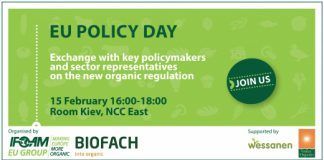 Policy day: What does the new EU organic regulation bring? ifoameu events biofach eu policy day 20170116 page 001