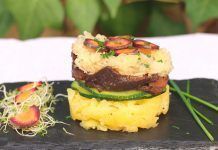 Receta: Timbal de Xiitaque con Patata Pre y Probiótico timbal de xiitaque