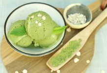 Receta: Helado de té verde antioxidante Té verde antioxidante te verd antioxidant