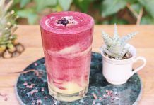 Receta: Batido de Dúo de Piña y Frutos rojos Receta: batido recepta: batut