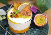 Receta: Parfait Tropical con Piña caramelizada Parfait Tropical con Piña caramelizada parfait pinya