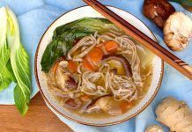 Receta: Caldo Oriental con fideos Soba Receta: Caldo Oriental con fideos Soba Recepta: Brou Oriental amb fideus Soba
