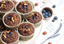 Muffins de Calabacín, Chirivía y Cacao Muffins de Calabacín, Chirivía y Cacao Muffins de Carbassó, Xirivia i Cacau