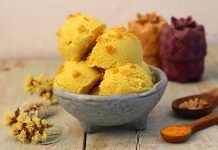 Helado vegano de Cúrcuma Helado vegano de Cúrcuma Gelat vegà de Cúrcuma