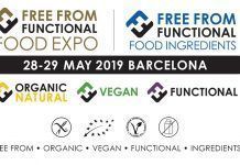 Free From Functional Food 2019 se celebrará el 28 y 29 de Mayo en Barcelona Free From Functional Food 2019 Barcelona