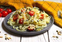Receta: Espaguetis a la Carbonara de Coliflor y Cúrcuma Receta: Espaguetis a la Carbonara de Coliflor y Cúrcuma