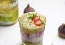 Receta: Pudding de chía y matcha Receta: Pudding de chía y matcha