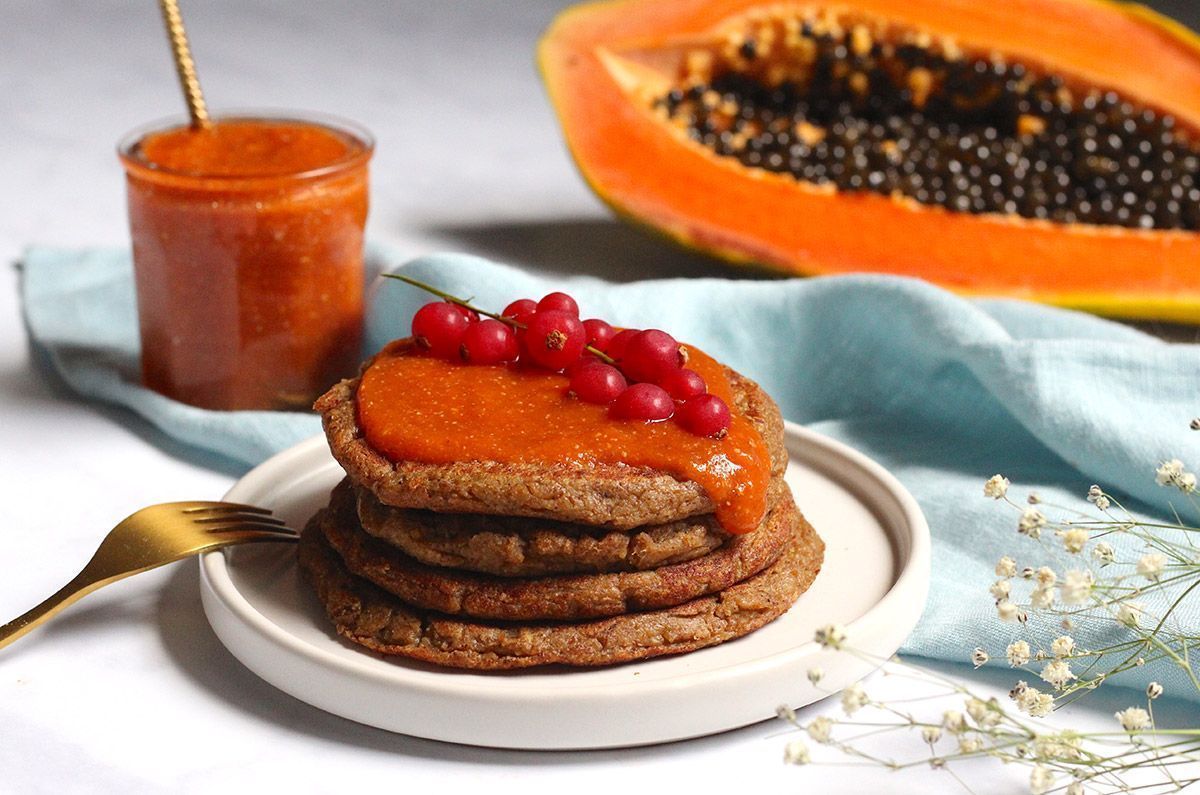 receta_papaya_platano_macho_pancakes