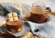 Receta: Helado de horchata con chocorroba caliente Receta: Helado de horchata con chocorroba caliente Recepta: Gelat d'orxata amb xocorrofa calenta