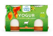 Nuevo yogur de cabra con mango y vainilla, de El Cantero de Letur Nou iogurt de cabra amb mango i vainilla, d'El Cantero de Letur