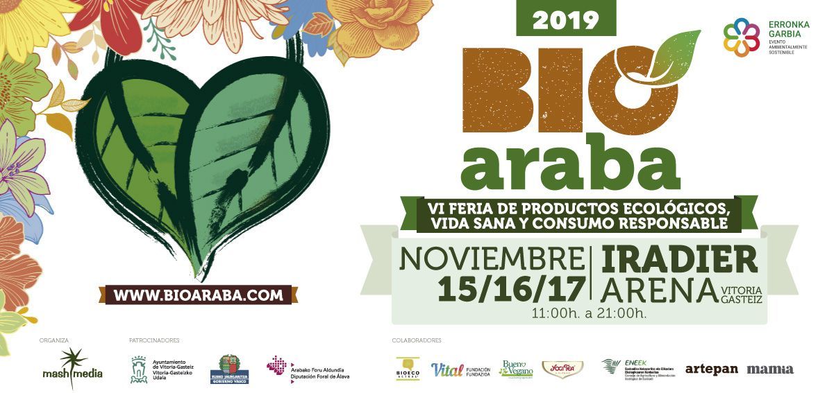 La alimentación ecológica será la protagonista de la VI edición de Bioaraba