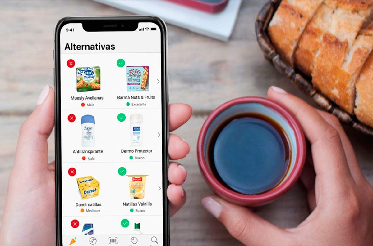 Aplicacions per a identificar aliments i cosmètics sans