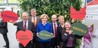 BIOFACH & VIVANESS 2020. Even more and better! Nürnberg Messe. 12-15th February 2020 BIOFACH & VIVANESS 2020. Even more and better! Nürnberg Messe. 12-15th February 2020 BIOFACH & VIVANESS 2020 expands its exhibition space with the opening of two halls, awarded for their modern design, concept and sustainability, to meet the demand for growth in the sector. The trade show director, Danila Brunner, explains that “The extra halls allow us to offer another 400 exhibitors a place at the combined trade fair. We are therefore continuing to write the success story of BIOFACH and VIVANESS and underpin their role as the key industry gathering and worldwide exhibition on the market. Specifically, we are adding Hall 7A (German exhibitors) to BIOFACH, while the international segment will expand into Hall 3A. VIVANESS will makes its debut in Hall 3C in 2020. The overall concept offers us and our customers the ideal expansion and configuration options for the future!” In this edition, more than 50,000 visitors from all over the world are expected to meet and interact with the 3,500 exhibitors from 100 nations that present their products at the combined fair BIOFACH & VIVANESS, world leader in the organic sector. Using a new application that the organization has developed, participants will be able to find and access all the information about exhibitors, products and events. A map with GPS navigation will allow participants to reach easily their next meeting, scheduled presentation or seminar. More information at www.biofach.de/en/app and www.vivaness.de/en/app Know-how & Learning, New Products & Trends and Experience & Discover In this edition the thematic areas arouse much interest: The Fachhandelstreff for specialist retailers; new products, newcomers and star-ups, Best New Product Awards, BIOFACH Novelty Stand; Worlds of Experience: Olive Oil, Wine and Vegan. There is a new special show: All about water- is the basis of all life endangered? Associations, institutions and companies will present their projects and products relating to water as an essential resource for life. “Organic delivers”. “Organic works”. The BIOFACH congress Key challenges for the future: clean water, fertile soils, biodiversity The conclusions of the scientific studies, including those from Thünen Institute, confirm that organic farming offers solutions to the key challenges of the future, such as water protection, maintenance and new creation of fertile soils and the promotion of biodiversity. At the same time, it protects health by ensuring that no harmful products are discharged to soil, water or atmosphere, fights climate change thanks to its greater carbon sequestration and generates income in rural areas thus contributing to its sustainable development. Prince Felix of Löwenstein, Chairman of the German Federation of Organic Food Producers (BÖLW), says: “These scientific insights show that organic represents a forward-looking economic system in which prices reflect environmental reality and food production is managed fairly and sustainably. Every hectare of organic land and every organic foodstuff are already making a contribution to a sustainable future for our planet. Organic farming is the way for us to really and effectively transform our foodstuff production”. Louise Luttikholt, IFOAM Organics Int. Executive Director, illustrates that: “Organic agriculture methods provide inspiration to millions – from farmers to consumers – and entire regions to work together to achieve a sustainable future that is fit for our grandchildren to live in. Increasing numbers of farmers are switching to organic agriculture, and more and more people are choosing organic products. But for the organic sector, “organic” means more than positive economic development. Ultimately, it’s all about the fact that we want to show our environment, water, soil, biodiversity, climate and growers the respect they deserve.” The Congress is the soul of the sector. Here many topics of interest are discussed, such as how politicians can encourage the transformation of agriculture and food culture to a sustainable basis; what policy and communication strategies are the most efficient ones; how organic farming can contribute to the fight against hunger; climate change and desertification; and what is the contribution of organic agriculture to the maintenance of biodiversity. “Sustainable foodstuff production that does not exceed the limits of what the planet can support, and is embedded in our local communities. Foodstuff production that looks after the environment and provides people with a livelihood at the same time! For us it is important that customers, producers and politicians view the transformation of our eating culture as an opportunity. We must therefore seize it with both hands. Only when we really understand the huge benefits that organic offers will we be able to provide systemic answers, engage in meaningful discussion and give the transformation wings. Within the organic sector, we are also aware of the need to constantly refine organics, invest more in research and training for skilled workers, and commit at a political level to speed up the transformation process”, says Louise Luttikholt. Prince Felix of Löwenstein points out that “Organic agriculture and foodstuff production have a direct impact on all living things, from the smallest microbes in the soil and the animals on our farms to human health and wellbeing. Organic farms all around the world are already showing that it pays to deal carefully with our natural resources. Economy and ecology are not mutually exclusive. On a larger scale we can see that organic plays an important role that enables us in turn to achieve many important goals – on all levels: the Sustainable Development Goals (SDG) set by the UN, and also the environmental, climate and animal protection goals set by Germany and the EU.”