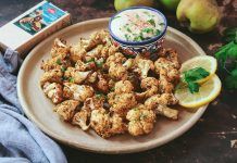 Receta: Coliflor asada estilo Jamaica con salsa de manzana Receta: Coliflor asada estilo Jamaica con salsa de manzana